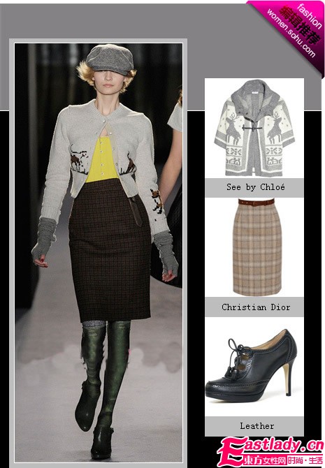 10度天也穿裙 呢子裙洋氣實(shí)用搭法