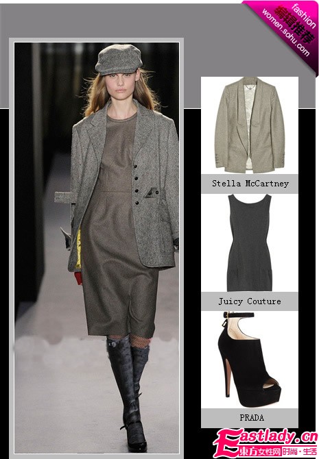 10度天也穿裙 呢子裙洋氣實用搭法