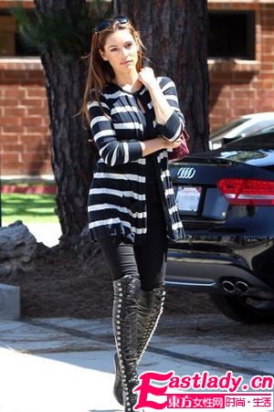 多風(fēng)格長(zhǎng)靴受熱寵 歐美女星搭配秀