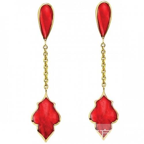 想 提氣 那自然少不了一副亮眼的紅色耳環(huán)