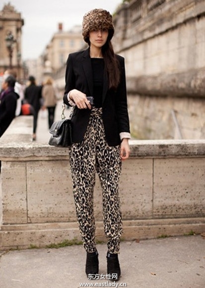 時尚皮草帽給冬日帶來一絲暖意