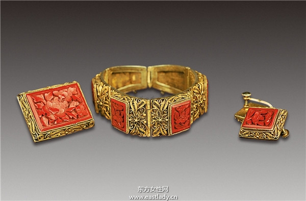 中式巴洛克時尚戒子