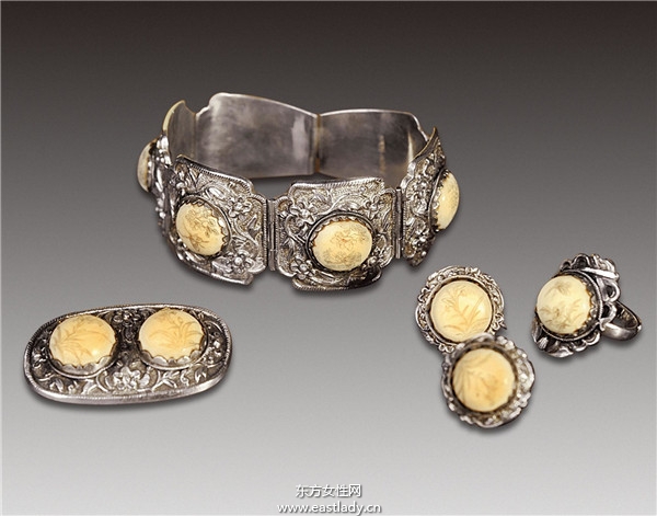 中式巴洛克時尚戒子