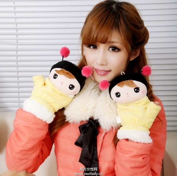 卡通手套造型戴出活力氣息