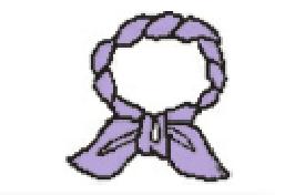 絲巾的麻花結(jié)系法圖解