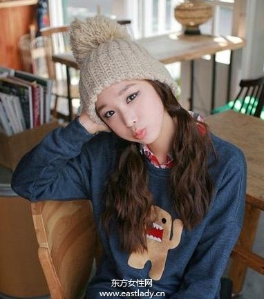 冬日時尚針織帽提升美眉靚麗指數(shù)