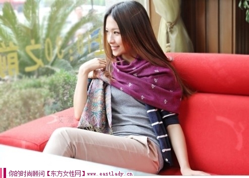 新款韓國秋冬圍巾 素雅而不失高貴