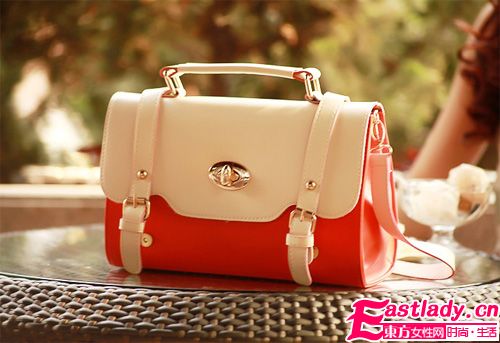 韓版夏季手提撞色包 時(shí)尚達(dá)人首選包包