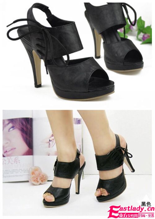 魚嘴時(shí)尚防水臺(tái)性感高跟鞋 女人走出高貴的步伐