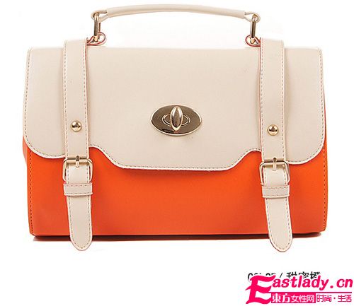 韓版夏季手提撞色包 時尚達(dá)人首選包包
