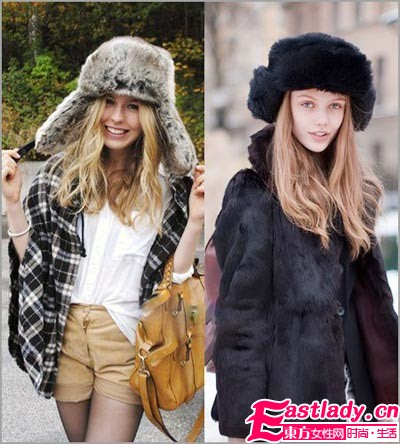 保暖皮草帽 時(shí)尚氣質(zhì)從頭開始
