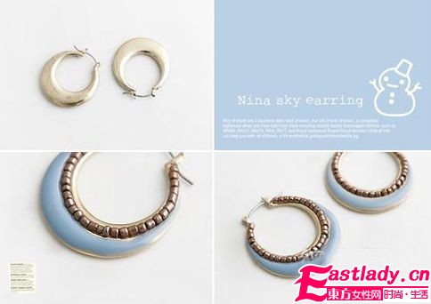 輕巧耳釘百變搭 優(yōu)雅情調(diào)修飾臉型