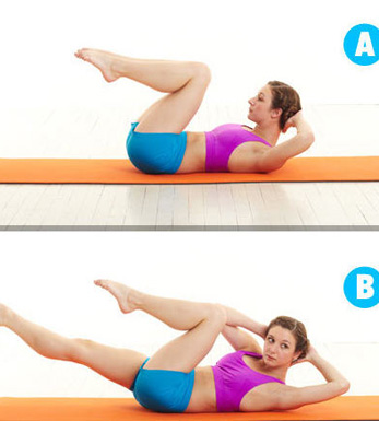 腹部普拉提減肥運(yùn)動(dòng) 快速減肚子贅肉瘦腰