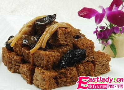 自制減肥佳肴 杏仁烤麩