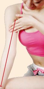 中醫(yī)按摩消除粗胖手臂