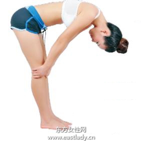 按摩委中穴 輕松瘦小腿