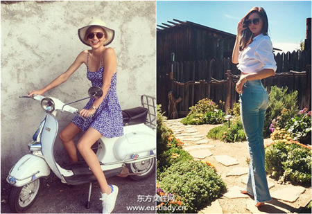 跟超模米蘭達(dá)可兒學(xué)減肥 輕松塑造辣媽形象