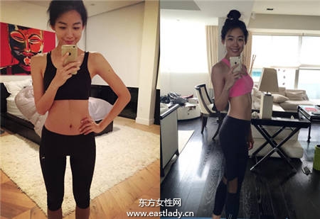 馬甲線正妹展露性感結(jié)實(shí)腹肌