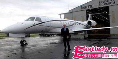 Lord Sugar豪華私人飛機曝光 價值1.5億令人羨