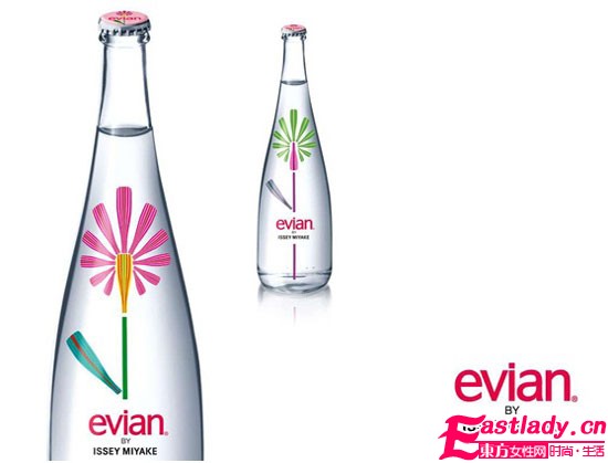 礦泉水瓶也瘋狂 依云與三宅合一合作設計推出限量版