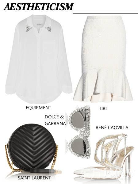 女士白襯衣的穿法推薦 歐美街頭最常見的穿搭法