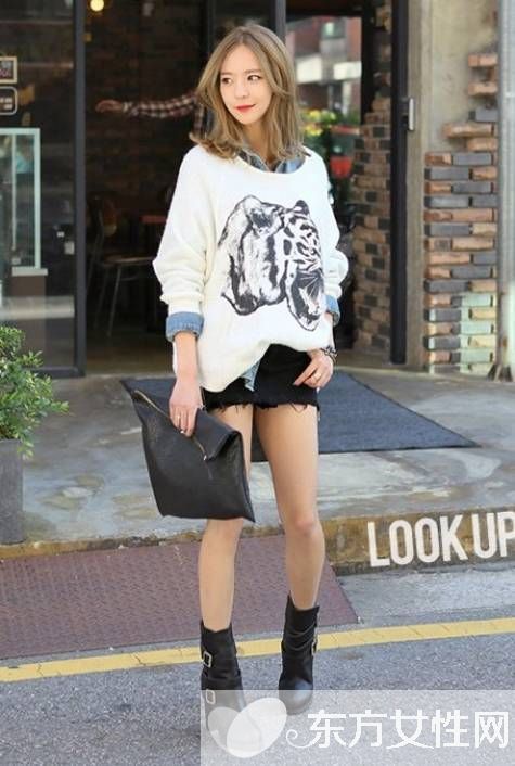 秋冬女式寬松毛衣搭配 盡顯鄰家女孩清新味道