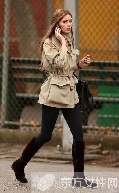 過膝靴搭配顯高挑 瞬間穿出女王范兒