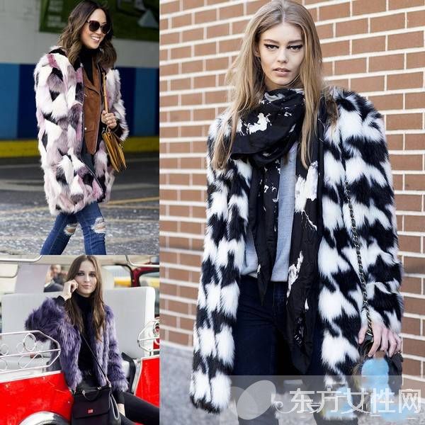 女裝皮草的多種穿法推薦 這么穿不僅貴氣還很潮哦