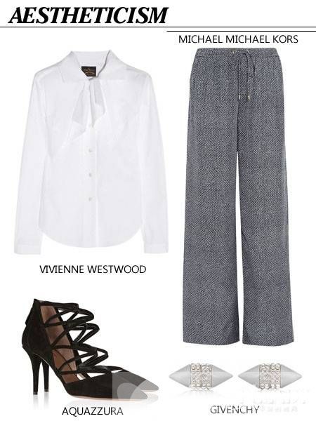 闊腿褲搭配上衣圖片 這么穿女神范兒十足哦