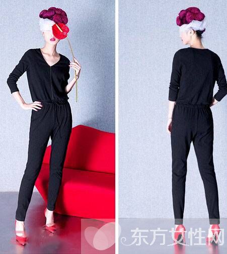 時尚連體褲套裝搭配技巧 潮人們都是這么穿的