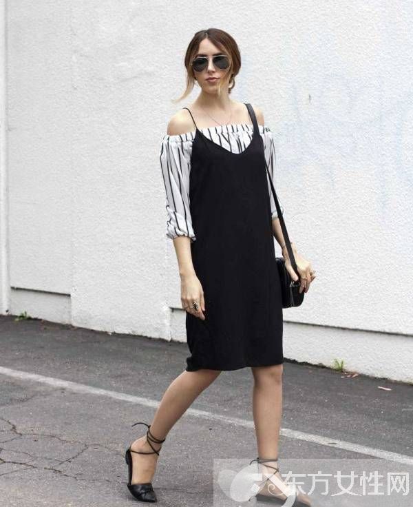 顯瘦吊帶衫最潮穿法 原來這樣穿也可以這么美