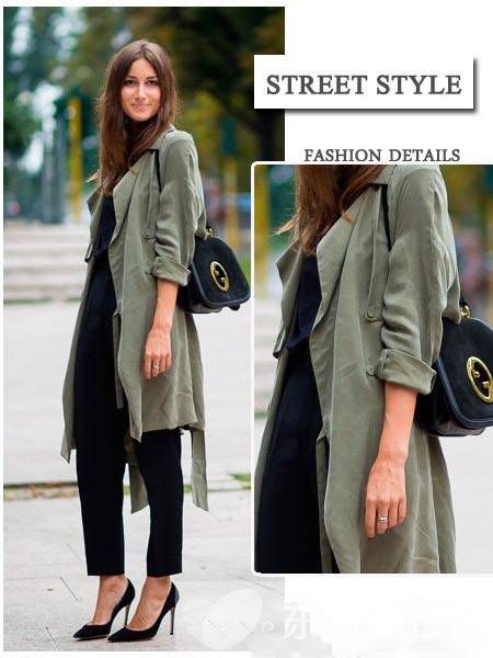 風衣外套怎么穿最好看 歐美街頭最常見的潮流穿法