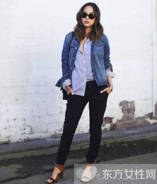 時尚條紋襯衫怎么搭配 休閑甜美風格這么穿就對了