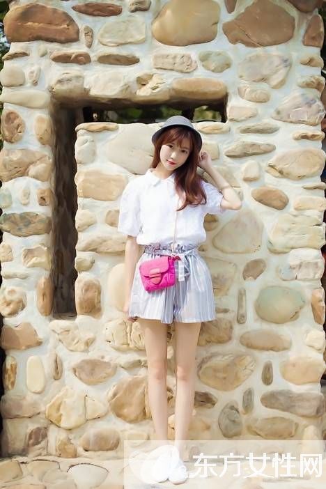 矮個子女生穿衣搭配法 高腰牛仔短褲穿出迷人大長腿