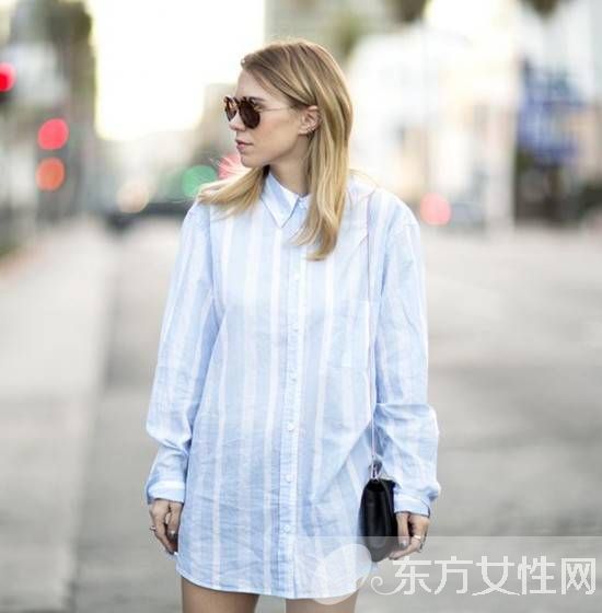 時尚條紋襯衫怎么搭配 休閑甜美風格這么穿就對了