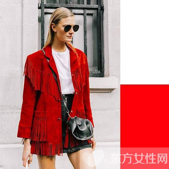 喜慶的紅色 要怎么穿才顯得不俗套