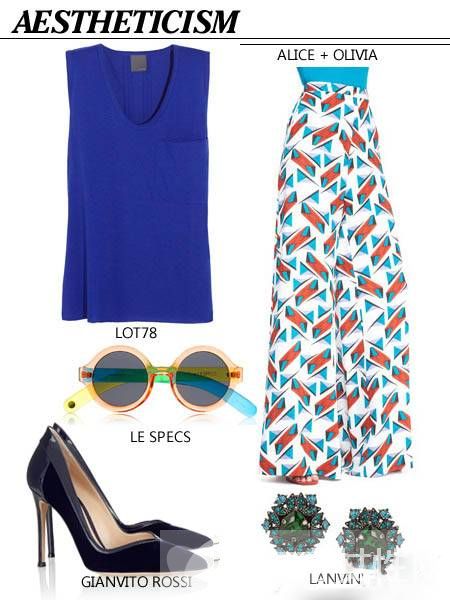 闊腿褲搭配上衣圖片 這么穿女神范兒十足哦