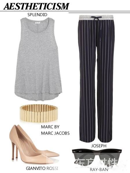 闊腿褲搭配上衣圖片 這么穿女神范兒十足哦