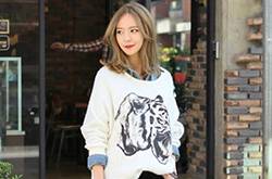 秋冬女式寬松毛衣搭配 盡顯鄰家女孩清新味道