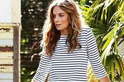 黑白條紋時(shí)尚連衣裙搭配 周末就這樣出街凹造型吧