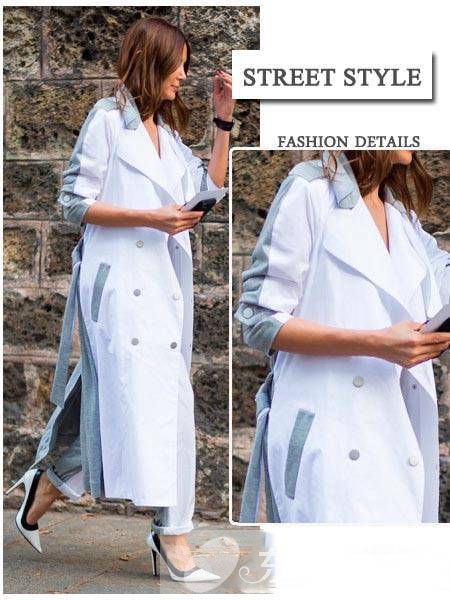 風衣外套怎么穿最好看 歐美街頭最常見的潮流穿法