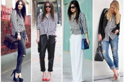 時尚條紋襯衫怎么搭配 休閑甜美風(fēng)格這么穿就對了