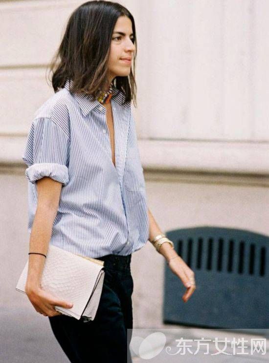 時尚條紋襯衫怎么搭配 休閑甜美風格這么穿就對了