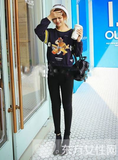 矮個女生時尚混搭風格 這么穿完美比例就出來了