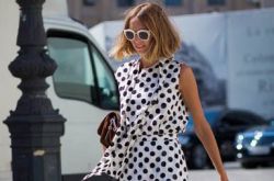 甜美復古波點裙推薦 怎么穿怎么美的不二之選