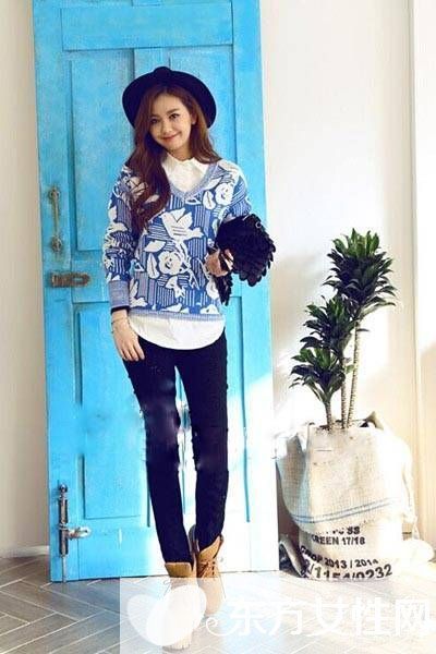 針織衫怎么搭配 韓國街頭最流行的搭配方式推薦