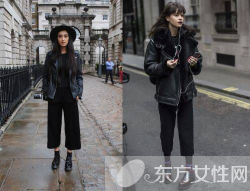 各式各樣的皮衣搭配 這個冬天怎么穿都時髦