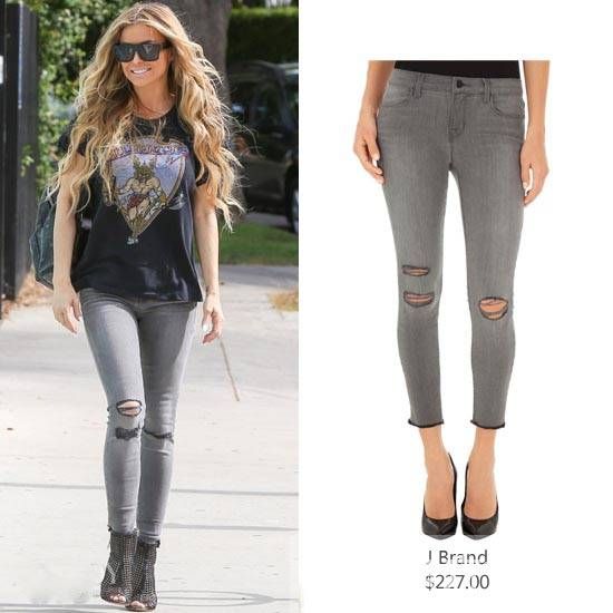 破洞牛仔褲怎么搭配 明星們都是這么穿的哦