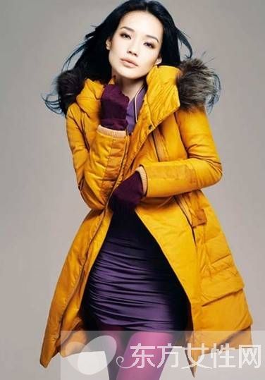 女星舒淇示范羽絨服搭配 羽絨服也能穿出性感味道
