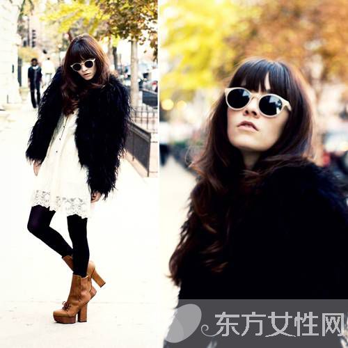 時(shí)尚皮草外套搭配法 別讓你的高檔貨成了地?cái)傌?  height=